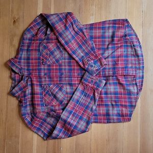 LIKE NEW RVCA men's flannel shirt